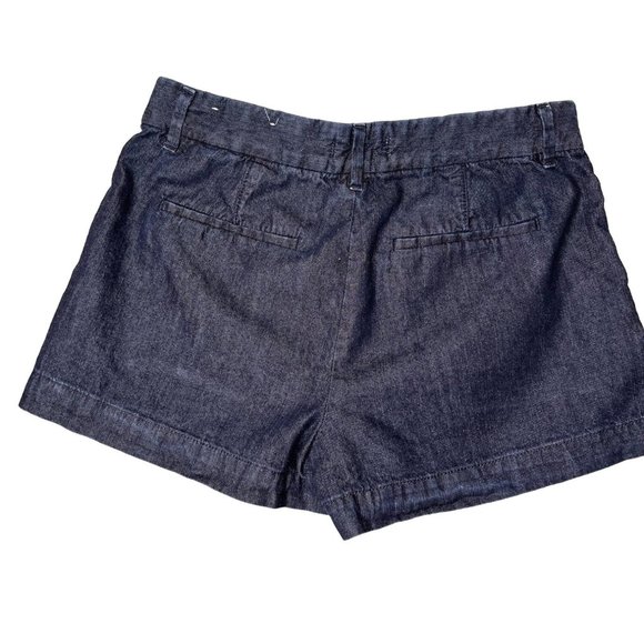 Loft Women’s Dark Denim Shorts Hemmed Size 0 /25 - Picture 2 of 7